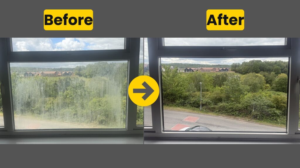 misted double glazing replacement in swanscombe - before and after window repair