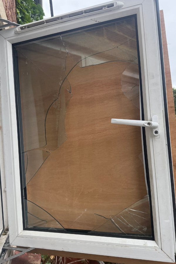 broken window
